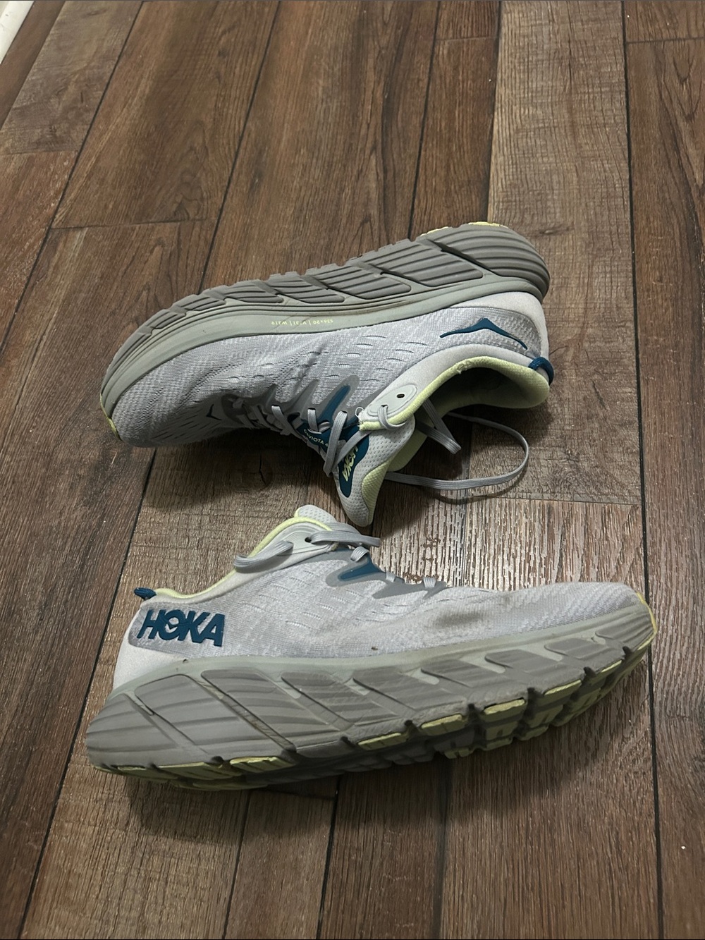 HOKA Men's Gray Gaviota 4 Shoes - size 11.5
